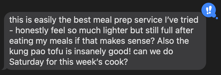 No more meal planning